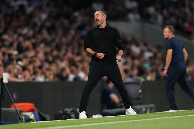 Roberto De Zerbi manager of Tottenham Hotspur during the Carabao Cup round 2 match Tottenham Hotspur vs Charlton Athletic at Tottenham Hotspur Stadium, London, United Kingdom on 26 August 2026

(Photo by Harvey Murphy/News Images)