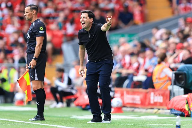 Liverpool manager Andoni Iraola during the pre-season friendly match Liverpool vs Monaco at Anfield, Liverpool, United Kingdom on 09 August 2026

(Photo by Jorge Horsted/News Images)