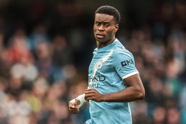 Marc Guehi of Manchester City during the Premier League match Manchester City vs Crystal Palace at Etihad Stadium, Manchester, United Kingdom on 13 May 2026

(Photo by Mark Cosgrove/News Images)
