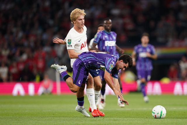 during the Carabao Cup round 2 match Tottenham Hotspur vs Charlton Athletic at Tottenham Hotspur Stadium, London, United Kingdom on 26 August 2026

(Photo by Harvey Murphy/News Images)