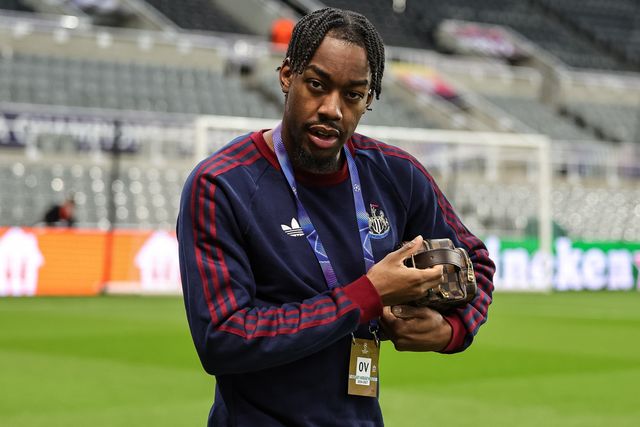 Anthony Elanga of Newcastle Untied arrives during the UEFA Champions League Knockout Round Play-offs Newcastle Untied vs Qarabag at St. James's Park, Newcastle, United Kingdom on 24 February 2026

(Photo by Mark Cosgrove/News Images)
