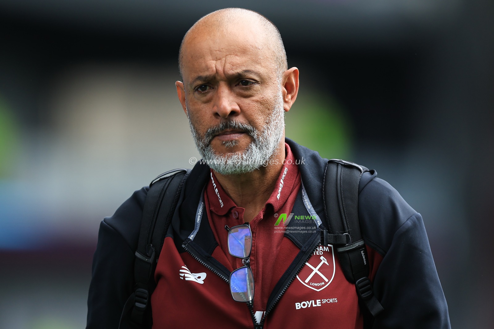 West Ham United manager Nuno Espirito Santo arrives ahead of the Sky Bet Championship match Burnley vs West Ham United at Turf Moor, Burnley, United Kingdom on 16 August 2026

(Photo by Jorge Horsted/News Images)