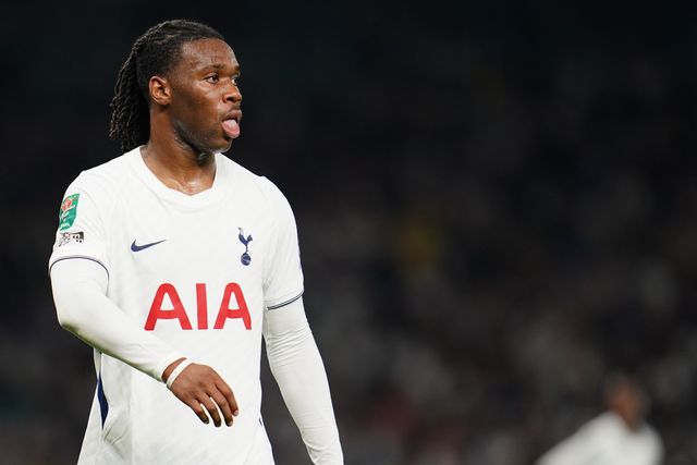 Destiny Udogie of Tottenham Hotspur during the Carabao Cup round 2 match Tottenham Hotspur vs Charlton Athletic at Tottenham Hotspur Stadium, London, United Kingdom on 26 August 2026

(Photo by Harvey Murphy/News Images)
