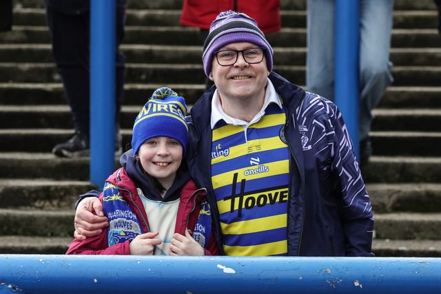 The traveling Warrington fans ahead of kickoff during the Betfred Super League round 6 match Leeds Rhinos vs Warrington Wolves at AMT Headingley Stadium, Leeds, United Kingdom on 29 March 2026

(Photo by Mark Cosgrove/News Images)
