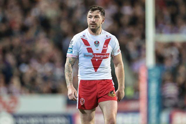Mark Percival of St Helens during the Betfred Super League Round 25 match St Helens vs Wigan Warriors at Totally Wicked Stadium, St Helens, United Kingdom, 5th September 2025

(Photo by Mark Cosgrove/News Images)