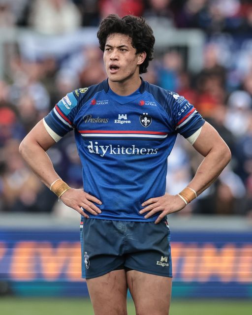 Isaiah Vagana of Wakefield Trinity during the Betfred Challenge Cup Quarter Final match Wakefield Trinity vs Wigan Warriors at DIY Kitchens Stadium, Wakefield, United Kingdom on 12 April 2026

(Photo by Mark Cosgrove/News Images)