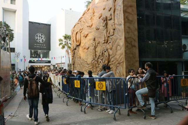 People are visit at 'Nandan' to watch a film during the 30th Kolkata International Film Festival (KIFF) in Kolkata, India, on December 7, 2024. Pictures by Debajyoti Chakraborty.(Photo: Debajyoti Chakraborty/News Images)