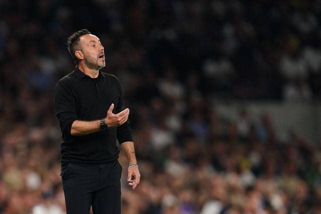 Roberto De Zerbi manager of Tottenham Hotspur during the Carabao Cup round 2 match Tottenham Hotspur vs Charlton Athletic at Tottenham Hotspur Stadium, London, United Kingdom on 26 August 2026

(Photo by Harvey Murphy/News Images)