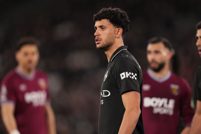 Matheus Nunes of Manchester City during the Premier League match West Ham United vs Manchester City at London Stadium, London, United Kingdom on 14 March 2026

(Photo by Harvey Murphy/News Images)