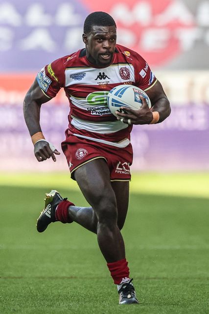 Christian Wade of Wigan Warriors during the Betfred Super League round 18 match Wigan Warriors vs Huddersfield Giants at The Brick Community Stadium, Wigan, United Kingdom, 11th July 2025

(Photo by Alfie Cosgrove/News Images)