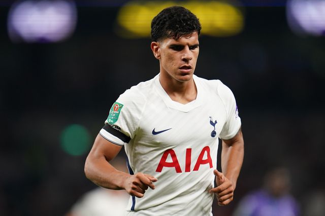 Mateus Fernandes of Tottenham Hotspur during the Carabao Cup round 2 match Tottenham Hotspur vs Charlton Athletic at Tottenham Hotspur Stadium, London, United Kingdom on 26 August 2026

(Photo by Harvey Murphy/News Images)