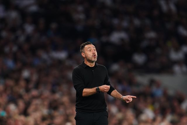 Roberto De Zerbi manager of Tottenham Hotspur during the Carabao Cup round 2 match Tottenham Hotspur vs Charlton Athletic at Tottenham Hotspur Stadium, London, United Kingdom on 26 August 2026

(Photo by Harvey Murphy/News Images)