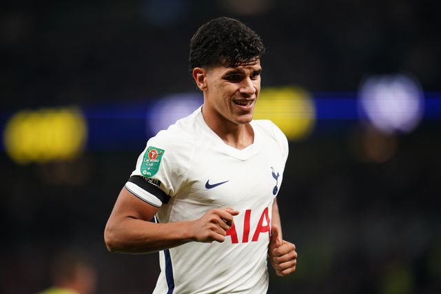 Mateus Fernandes of Tottenham Hotspur during the Carabao Cup round 2 match Tottenham Hotspur vs Charlton Athletic at Tottenham Hotspur Stadium, London, United Kingdom on 26 August 2026

(Photo by Harvey Murphy/News Images)