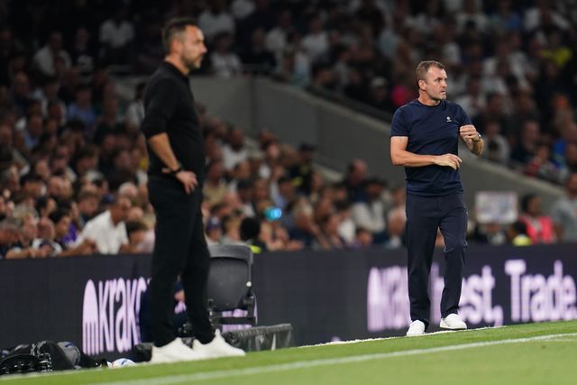 Nathan Jones manager of Charlton Athletic during the Carabao Cup round 2 match Tottenham Hotspur vs Charlton Athletic at Tottenham Hotspur Stadium, London, United Kingdom on 26 August 2026

(Photo by Harvey Murphy/News Images)