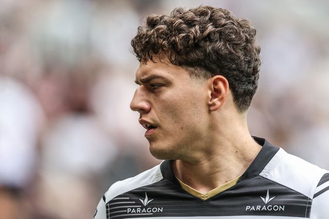 Lewis Martin of Hull FC during the Betfred Super League round 17 match Hull FC vs St Helens at MKM Stadium, Hull, United Kingdom, 5th July 2025

(Photo by Alfie Cosgrove/News Images)