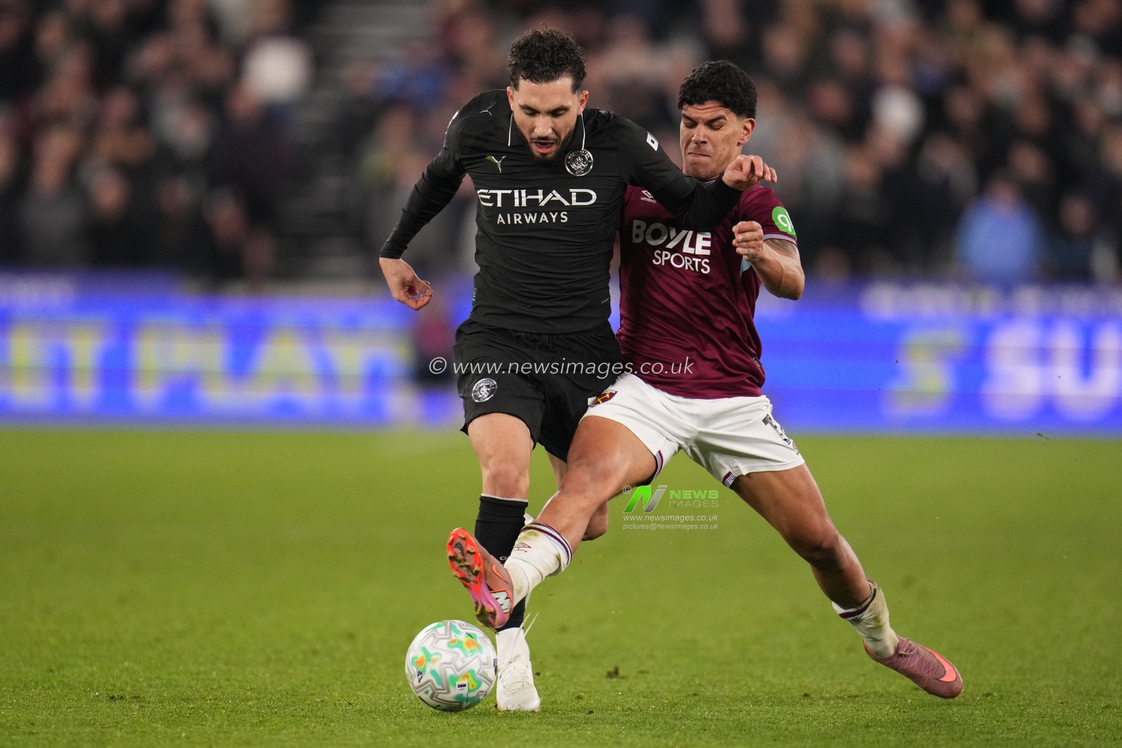 during the Premier League match West Ham United vs Manchester City at London Stadium, London, United Kingdom on 14 March 2026

(Photo by Harvey Murphy/News Images)