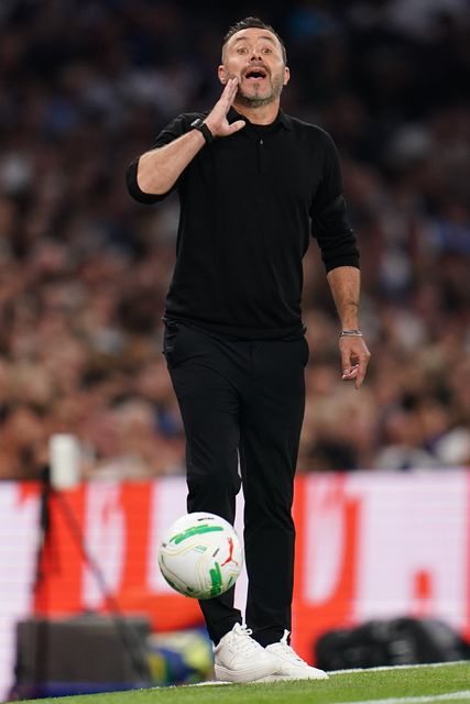 Roberto De Zerbi manager of Tottenham Hotspur during the Carabao Cup round 2 match Tottenham Hotspur vs Charlton Athletic at Tottenham Hotspur Stadium, London, United Kingdom on 26 August 2026

(Photo by Harvey Murphy/News Images)
