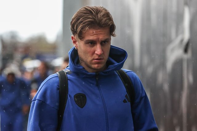Joe Rodon of Leeds United arrives during the Premier League match Leeds United vs Aston Villa at Elland Road, Leeds, United Kingdom, 23rd November 2025

(Photo by Alfie Cosgrove/News Images)

*** GER AUT SUI OUT ***