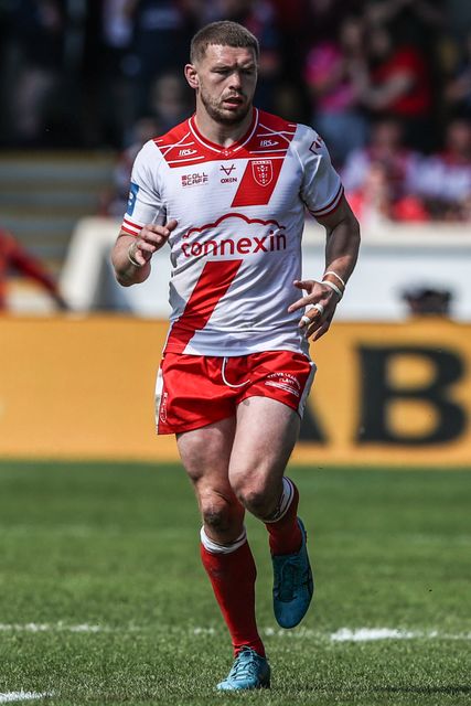 James Batchelor of Hull KR during the Betfred Challenge Cup Semi-final match Hull KR vs Catalans Dragons at LNER Community Stadium, York, United Kingdom, 10th May 2025

(Photo by Alfie Cosgrove/News Images)