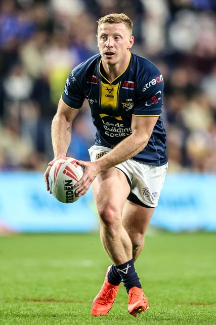 Lachie Miller of Leeds Rhinos breaks with the ball during the Betfred Super League round 10 match Leeds Rhinos vs Wakefield Trinity at AMT Headingley Stadium, Leeds, United Kingdom on 01 May 2026

(Photo by Alfie Cosgrove/News Images)
