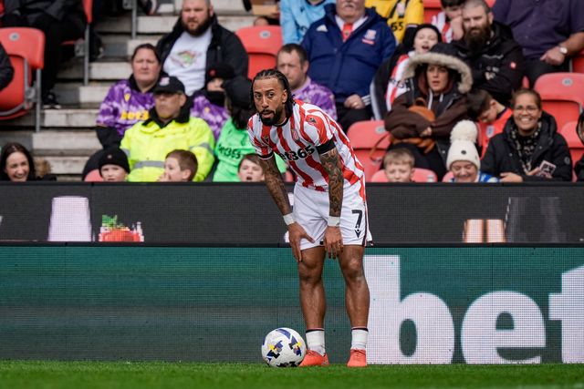 Sorba Thomas of Stoke City during the Sky Bet Championship match Stoke City vs Sheffield Wednesday at Bet365 Stadium, Stoke On Trent, United Kingdom on 03 April 2026

(Photo by Maynard Manyowa/News Images)