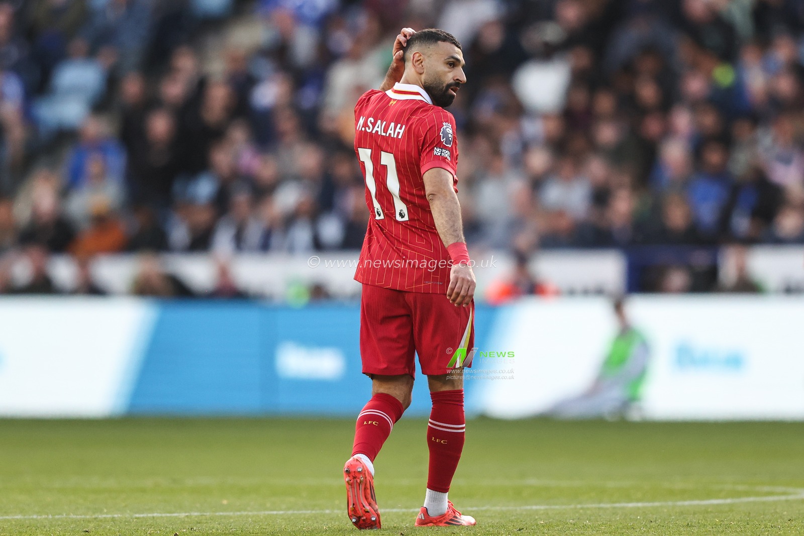 Mohamed Salah of Liverpool during the Premier League match Leicester City vs Liverpool at King Power Stadium, Leicester, United Kingdom, 20th April 2025

(Photo by Alfie Cosgrove/News Images)