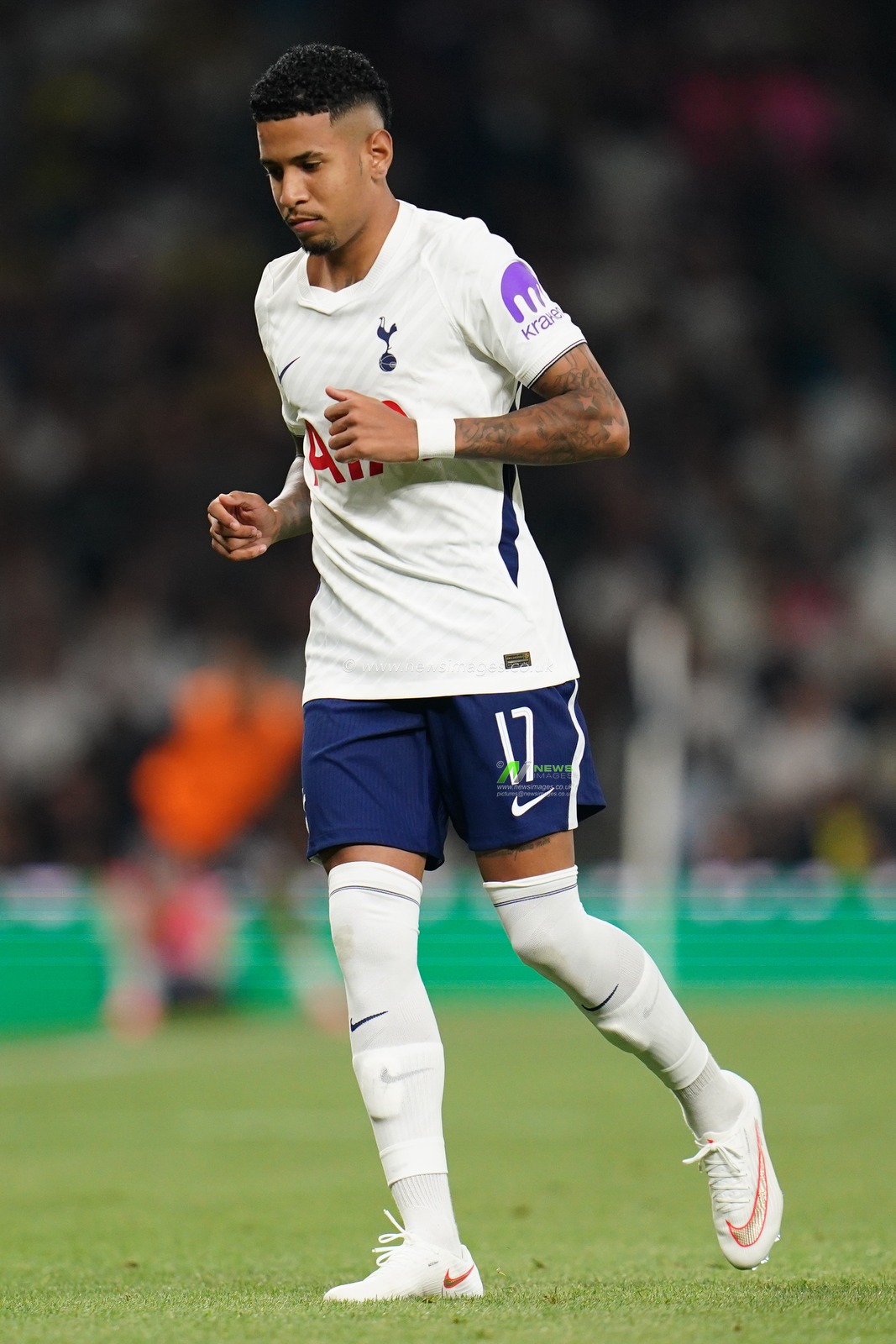 Savio of Tottenham Hotspur during the Carabao Cup round 2 match Tottenham Hotspur vs Charlton Athletic at Tottenham Hotspur Stadium, London, United Kingdom on 26 August 2026

(Photo by Harvey Murphy/News Images)