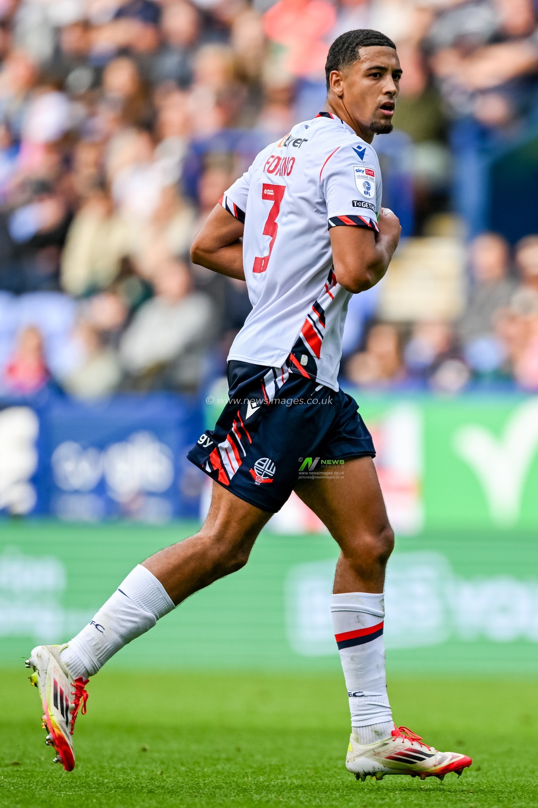 Chris Forino-Joseph of Bolton Wanderers during the Sky Bet League 1 match Bolton Wanderers vs AFC Wimbledon at Toughsheet Community Stadium, Bolton, United Kingdom, 6th September 2025

(Photo by Adam Gee/News Images)