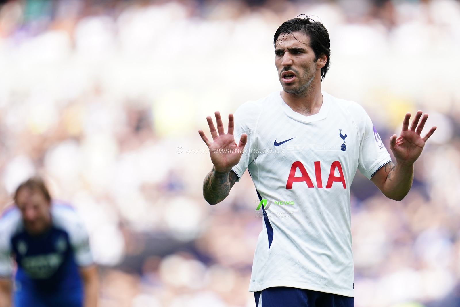 Sandro Tonali of Tottenham Hotspur during the pre-season friendly match Tottenham Hotspur vs Hoffenheim at Tottenham Hotspur Stadium, London, United Kingdom on 15 August 2026

(Photo by Harvey Murphy/News Images)