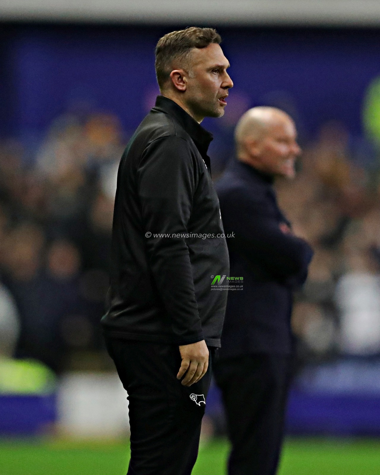 John Eustace, Head coach of Derby County during the Sky Bet Championship match Sheffield Wednesday vs Derby County at Hillsborough, Sheffield, United Kingdom, 15th December 2025(Photo by Sam Eaden/News Images)*** GER AUT SUI OUT ***