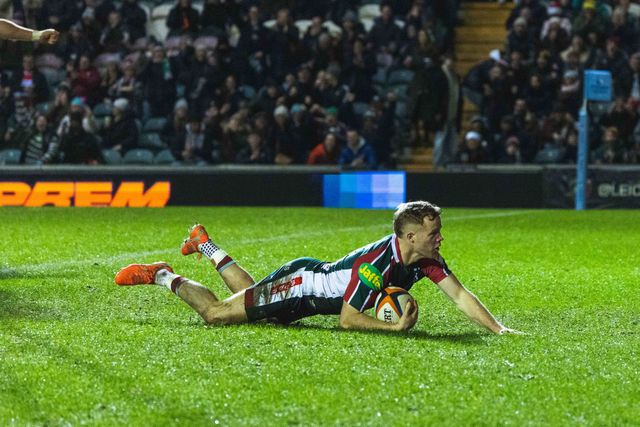  Tom Whiteley of Leicester Tigers during the Gallagher Premiership match Leicester Tigers vs Gloucester Rugby at Mattioli Woods Welford Road Stadium, Leicester, United Kingdom, 19th December 2025

(Photo by Craig Evans/News Images)

*** GER AUT SUI OUT ***