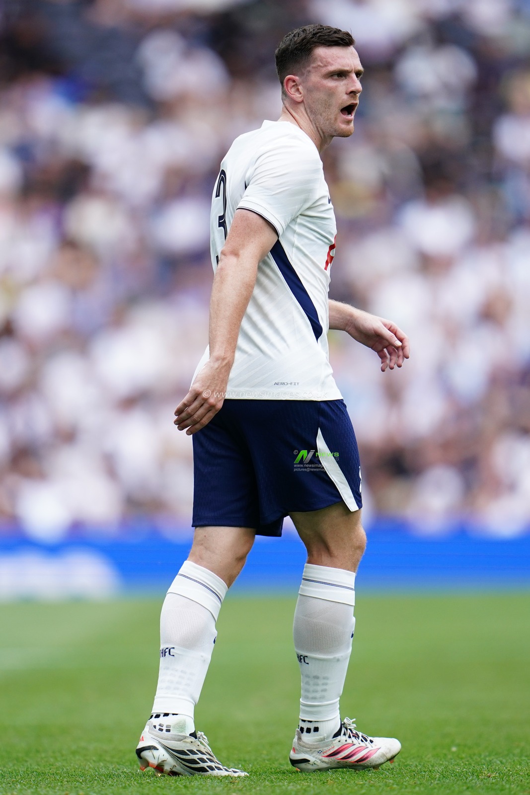 Andy Robertson of Tottenham Hotspur during the pre-season friendly match Tottenham Hotspur vs Hoffenheim at Tottenham Hotspur Stadium, London, United Kingdom on 15 August 2026

(Photo by Harvey Murphy/News Images)