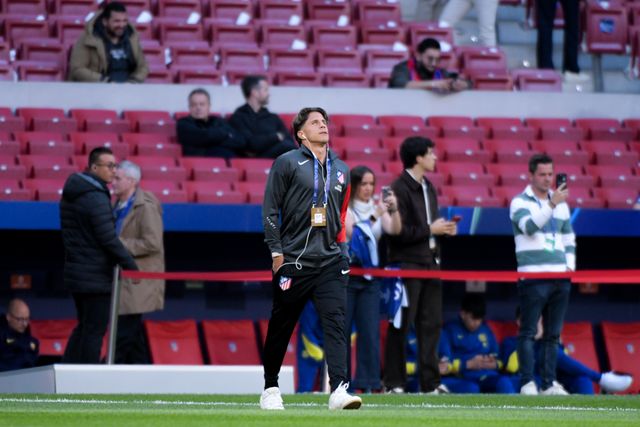 Giuliano Simeone of Atletico de Madrid before the UEFA Champions League Quarter Finals match Atletico Madrid vs Barcelona at Riyadh Air Metropolitano, Madrid, Spain on 14 April 2026

(Photo by Samuel Carreno/News Images)