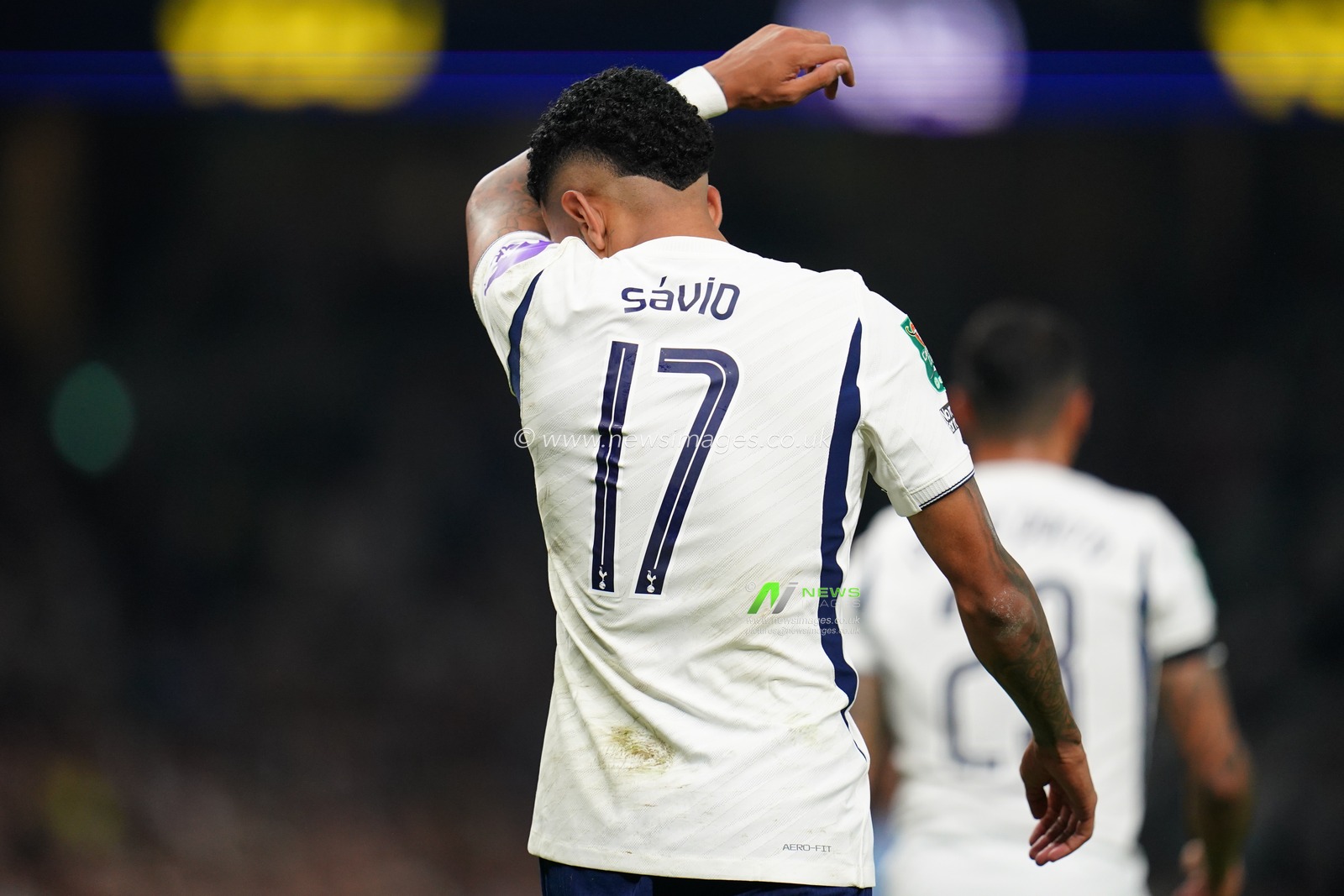 Savio of Tottenham Hotspur during the Carabao Cup round 2 match Tottenham Hotspur vs Charlton Athletic at Tottenham Hotspur Stadium, London, United Kingdom on 26 August 2026

(Photo by Harvey Murphy/News Images)