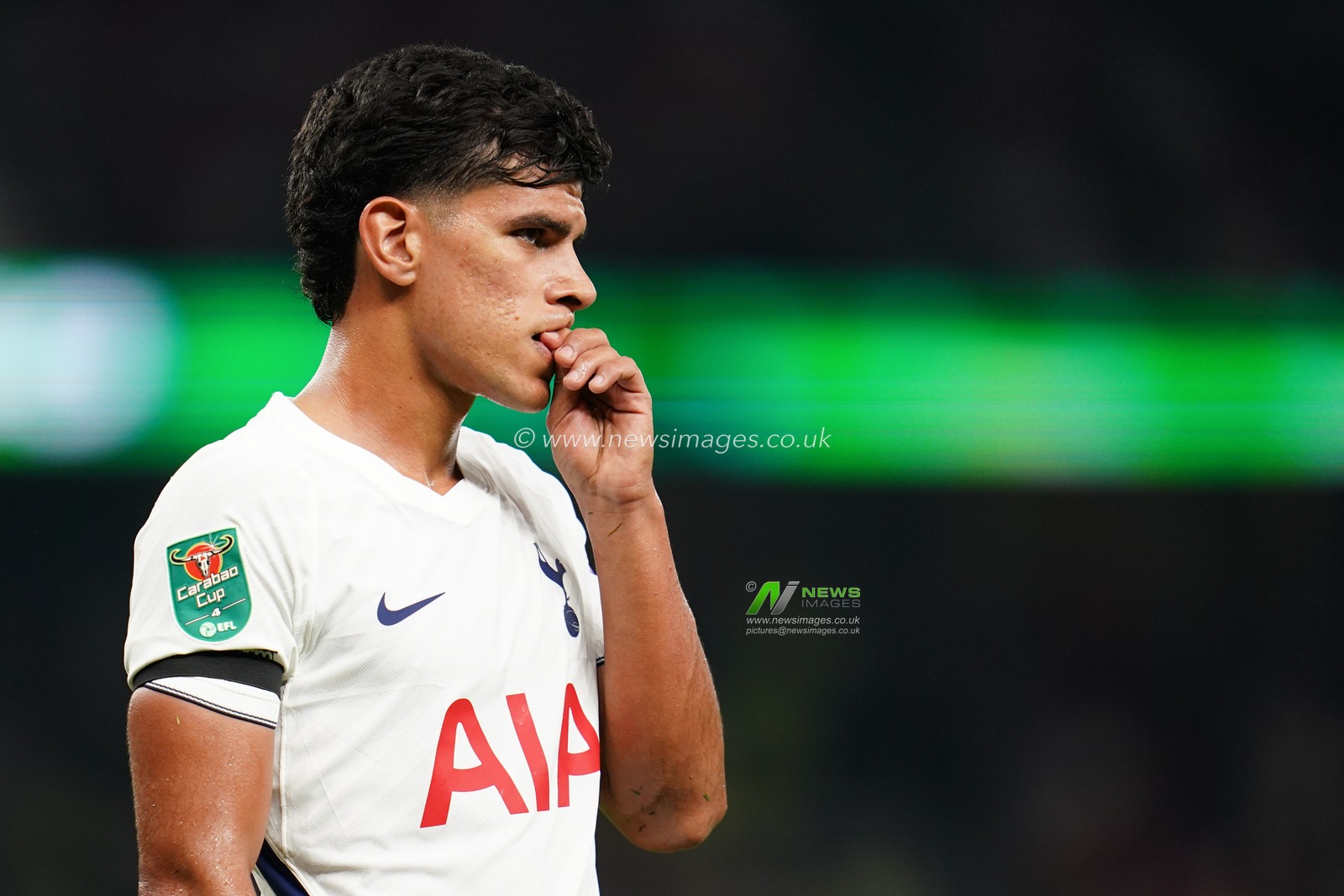 Mateus Fernandes of Tottenham Hotspur during the Carabao Cup round 2 match Tottenham Hotspur vs Charlton Athletic at Tottenham Hotspur Stadium, London, United Kingdom on 26 August 2026

(Photo by Harvey Murphy/News Images)