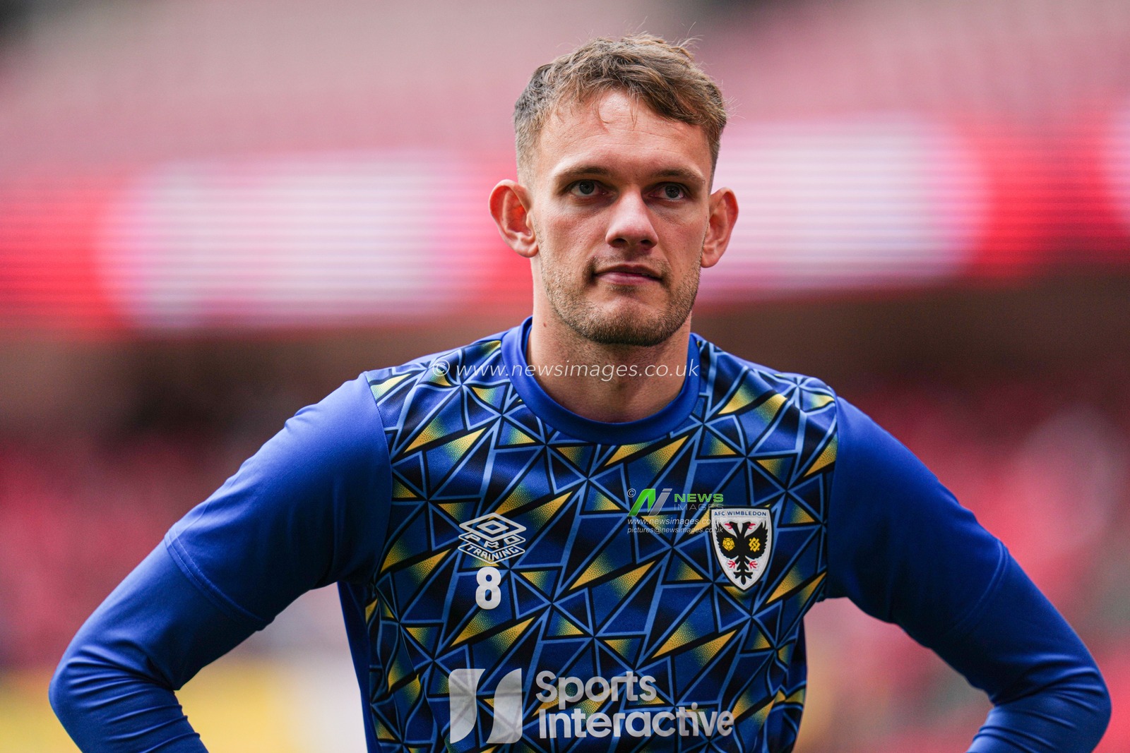 Callum Maycock of AFC Wimbledon ahead of the Sky Bet League 2 Playoff Final match AFC Wimbledon vs Walsall at Wembley Stadium, London, United Kingdom, 26th May 2025

(Photo by Harvey Murphy/News Images)