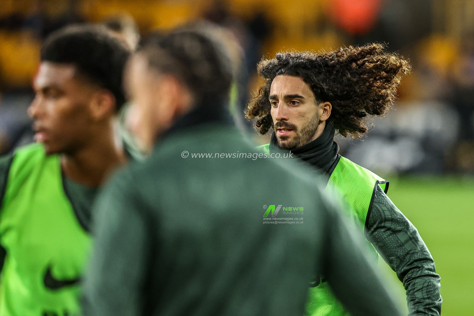 Marc Cucurella of Chelsea in the pregame warmup session during the Carabao Cup Last 16 Wolverhampton Wanderers vs Chelsea at Molineux, Wolverhampton, United Kingdom, 29th October 2025

(Photo by Alfie Cosgrove/News Images)

*** GER AUT SUI OUT ***