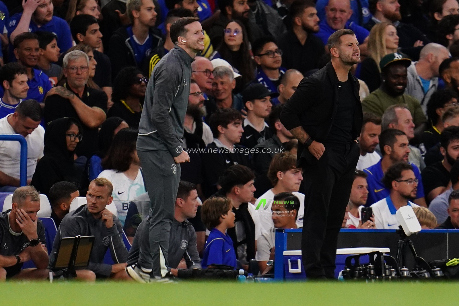 Jack Wilshere manager of Luton Town during the Carabao Cup round 2 match Chelsea vs Luton Town at Stamford Bridge, London, United Kingdom on 27 August 2026

(Photo by Harvey Murphy/News Images)