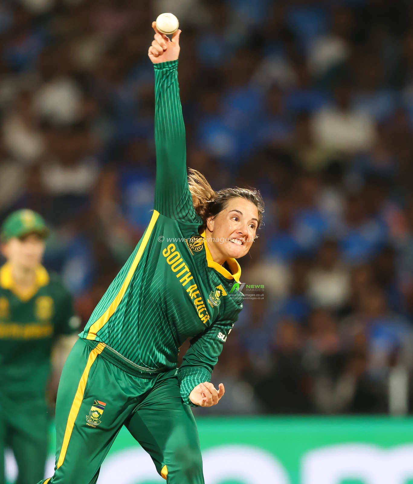 Sune Luus of South Africa during the ICC Women's ODI Cricket World Cup Final 2025 session India Women vs South Africa Women at Dr. D.Y. Patil Sports Academy, Navi Mumbai, India, 2nd November 2025

(Photo by Shubhajit Roy Karmakar/News Images)