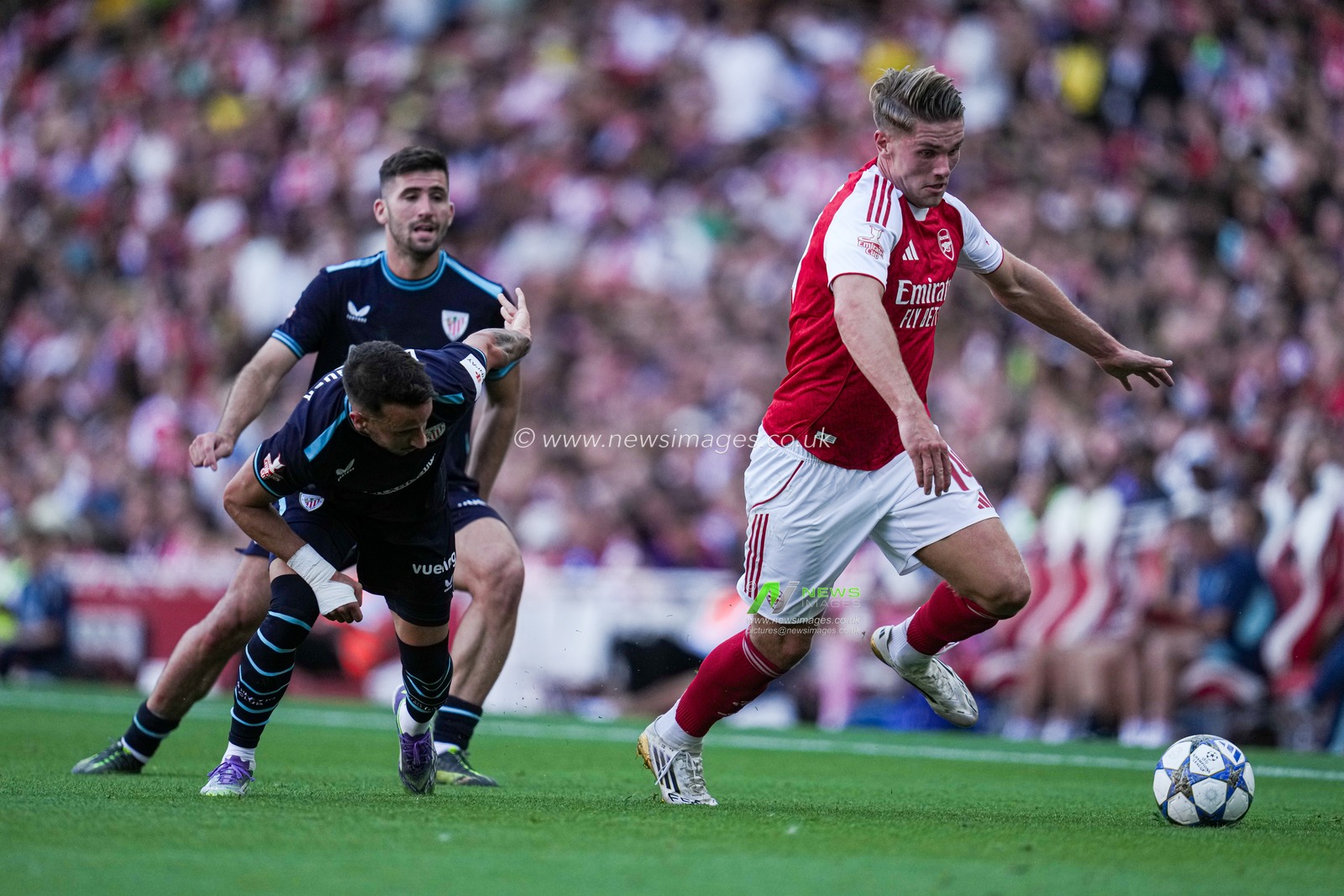 during the Pre-season friendly match Arsenal vs Athletic Bilbao at Emirates Stadium, London, United Kingdom, 9th August 2025

(Photo by Harvey Murphy/News Images)