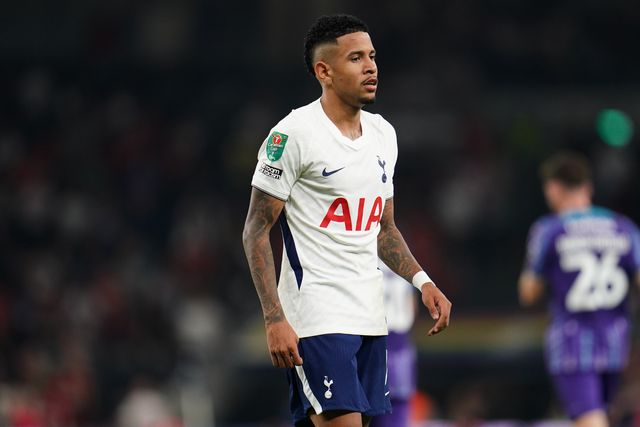 Savio of Tottenham Hotspur during the Carabao Cup round 2 match Tottenham Hotspur vs Charlton Athletic at Tottenham Hotspur Stadium, London, United Kingdom on 26 August 2026

(Photo by Harvey Murphy/News Images)