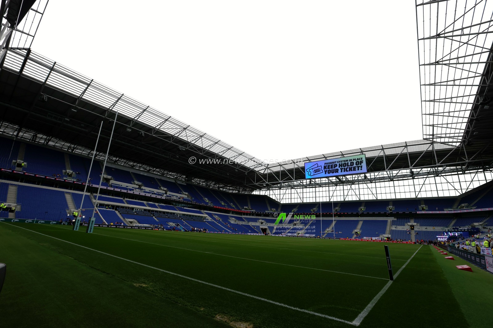 A general view of Hill Dickinson stadium during the Betfred Super League Magic Weekend match Huddersfield Giants vs York Knights at Hill Dickinson Stadium, Liverpool, United Kingdom on 04 July 2026

(Photo by Alfie Cosgrove/News Images)