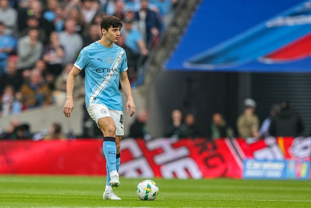 Abdukodir Khusanov of Manchester City passes the ball during the Carabao Cup Final match Arsenal vs Manchester City at Emirates, London, United Kingdom on 22 March 2026

(Photo by Alfie Cosgrove/News Images)