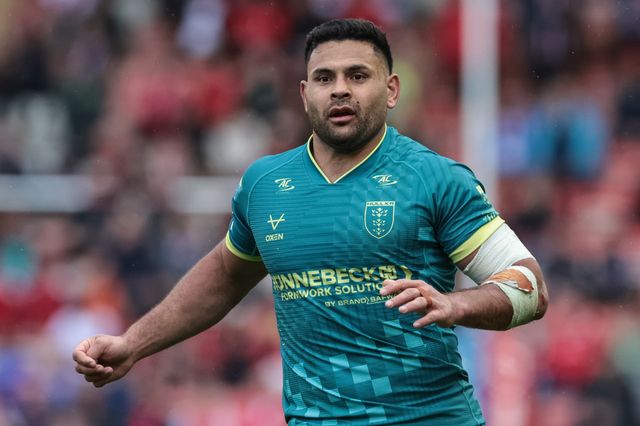 Rhyse Martin of Hull KR during the Betfred Super League round 11 match Leigh Leopards vs Hull KR at Leigh Sports Village, Leigh, United Kingdom on 16 May 2026

(Photo by Mark Cosgrove/News Images)