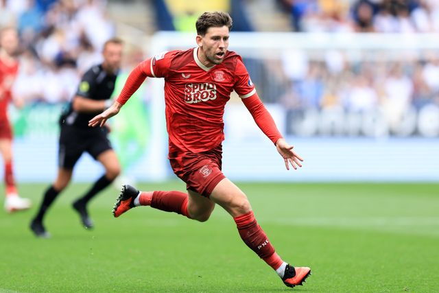 Callum Lang of Preston North End during the Sky Bet Championship match Bolton Wanderers vs Preston North End at Toughsheet Community Stadium, Bolton, United Kingdom on 15 August 2026

(Photo by Jorge Horsted/News Images)