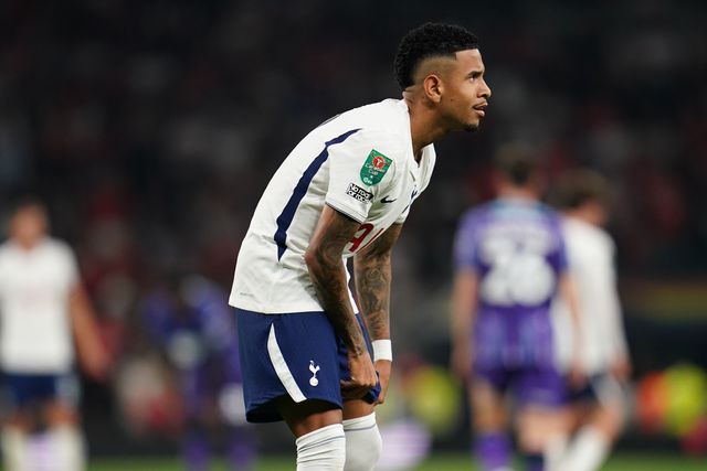 Savio of Tottenham Hotspur during the Carabao Cup round 2 match Tottenham Hotspur vs Charlton Athletic at Tottenham Hotspur Stadium, London, United Kingdom on 26 August 2026

(Photo by Harvey Murphy/News Images)