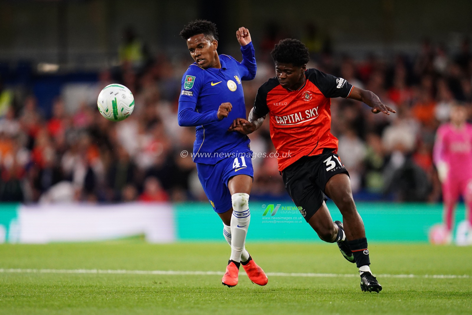 during the Carabao Cup round 2 match Chelsea vs Luton Town at Stamford Bridge, London, United Kingdom on 27 August 2026

(Photo by Harvey Murphy/News Images)