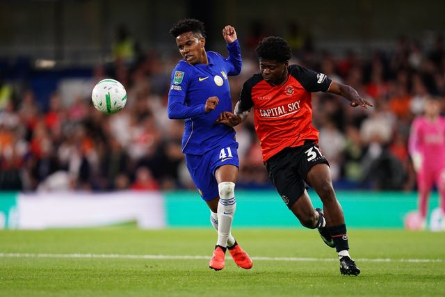 during the Carabao Cup round 2 match Chelsea vs Luton Town at Stamford Bridge, London, United Kingdom on 27 August 2026

(Photo by Harvey Murphy/News Images)