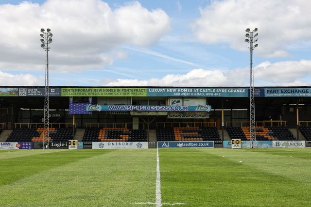 A general view of The OneBore Stadium during the Betfred Super League round 12 match Castleford Tigers vs St Helens at OneBore Stadium, Castleford, Untied Kingdom on 23 May 2026

(Photo by Mark Cosgrove/News Images)