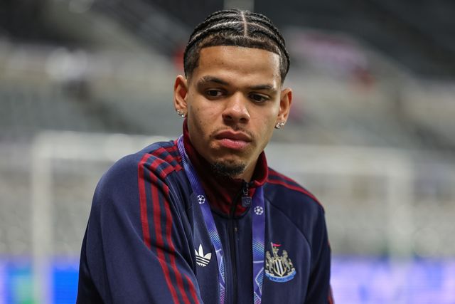 William Osula of Newcastle Untied arrives during the UEFA Champions League Knockout Round Play-offs Newcastle Untied vs Qarabag at St. James's Park, Newcastle, United Kingdom on 24 February 2026

(Photo by Mark Cosgrove/News Images)